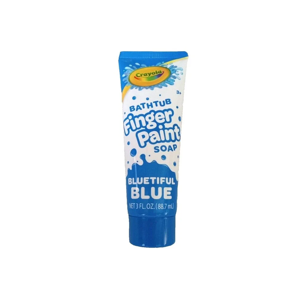 5pc Crayola Bathtub Finger Paint Soap (3oz Tubes) 5 Color ~ NEW SEALED!!!